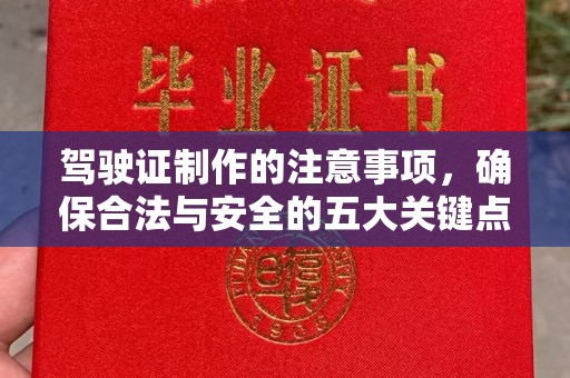 鄢陵驾驶证制作的注意事项，确保合法与安全的五大关键点