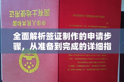 鄢陵全面解析签证制作的申请步骤，从准备到完成的详细指南