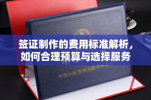 鄢陵签证制作的费用标准解析，如何合理预算与选择服务